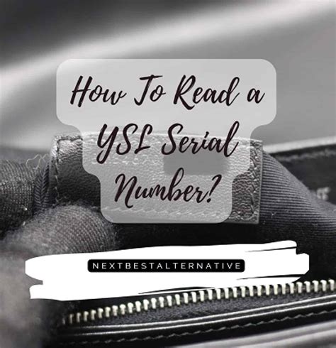 how to date ysl shoe|ysl serial number codes.